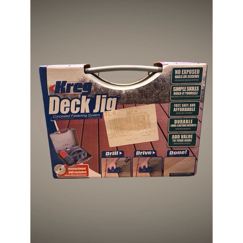 Kreg Deck Jig Kit Concealed‎ Fastening System with Instructional Video NEW